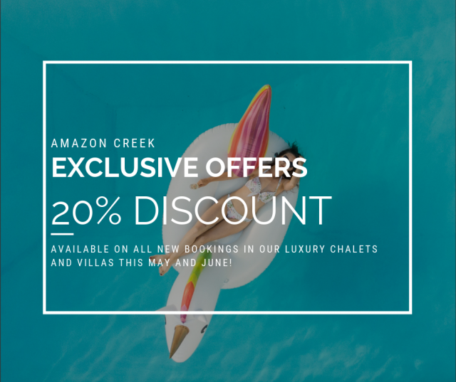 Exclusive Discounts on Luxury Chalets and Villas with Amazon Creek